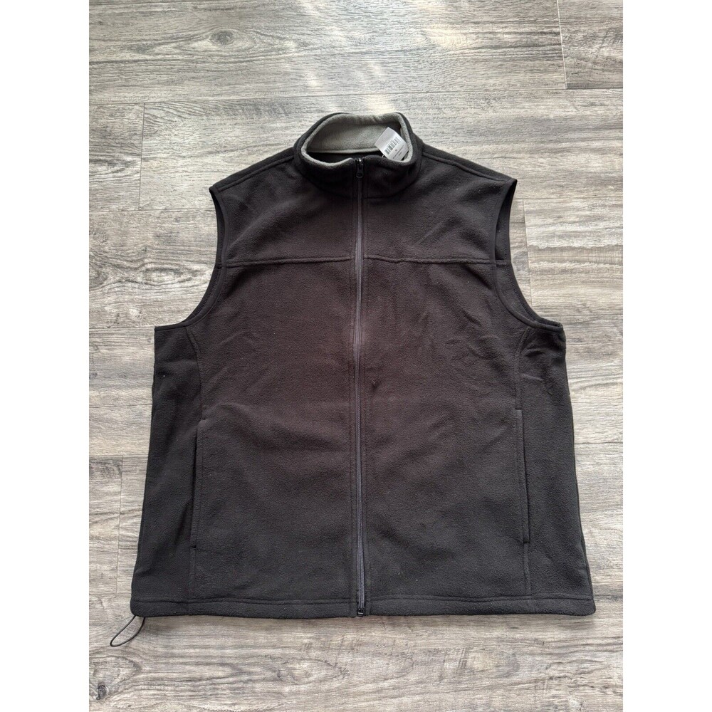Bass Pro Shop Men’s Black Fleece Vest Large